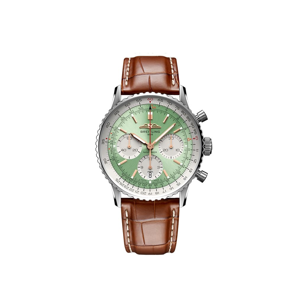 BREITLING Aviation Chronograph Collection Automatic Mechanical Movement 30m Waterproof Watch 41mm