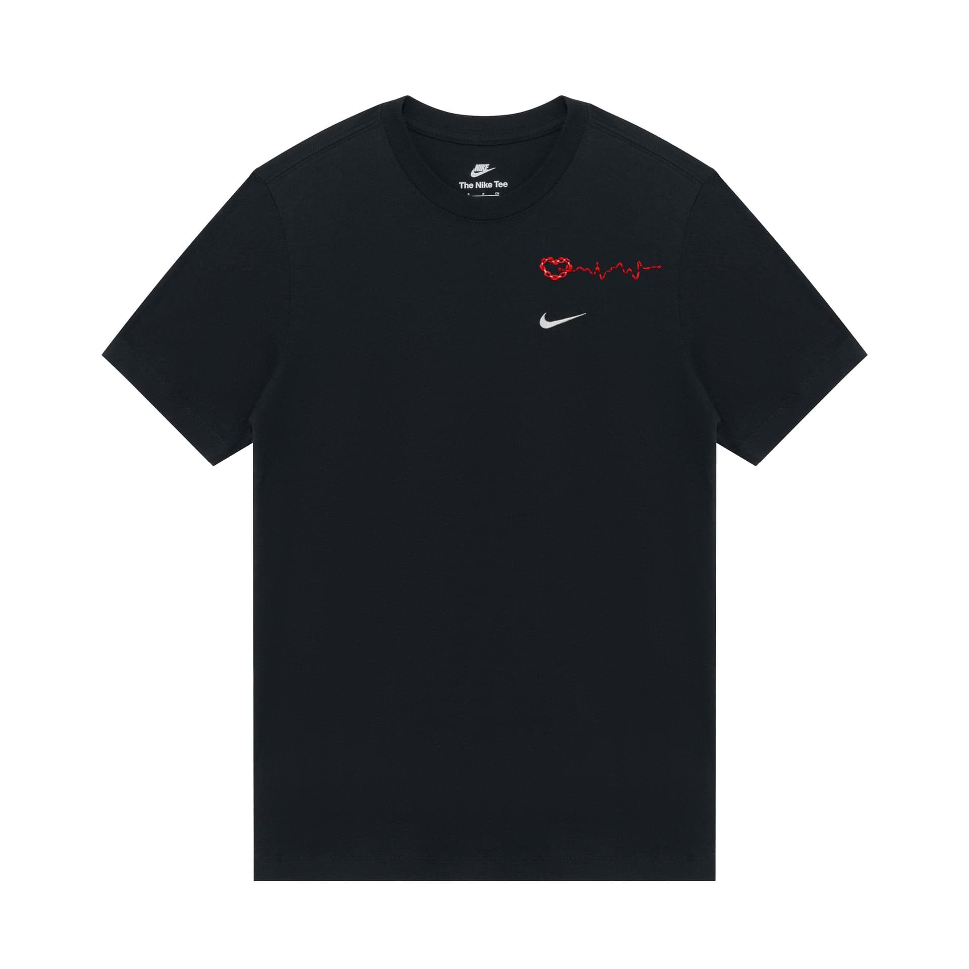 Nike Sportswear TShirts Black Crew Neck Moderate Straight Fit