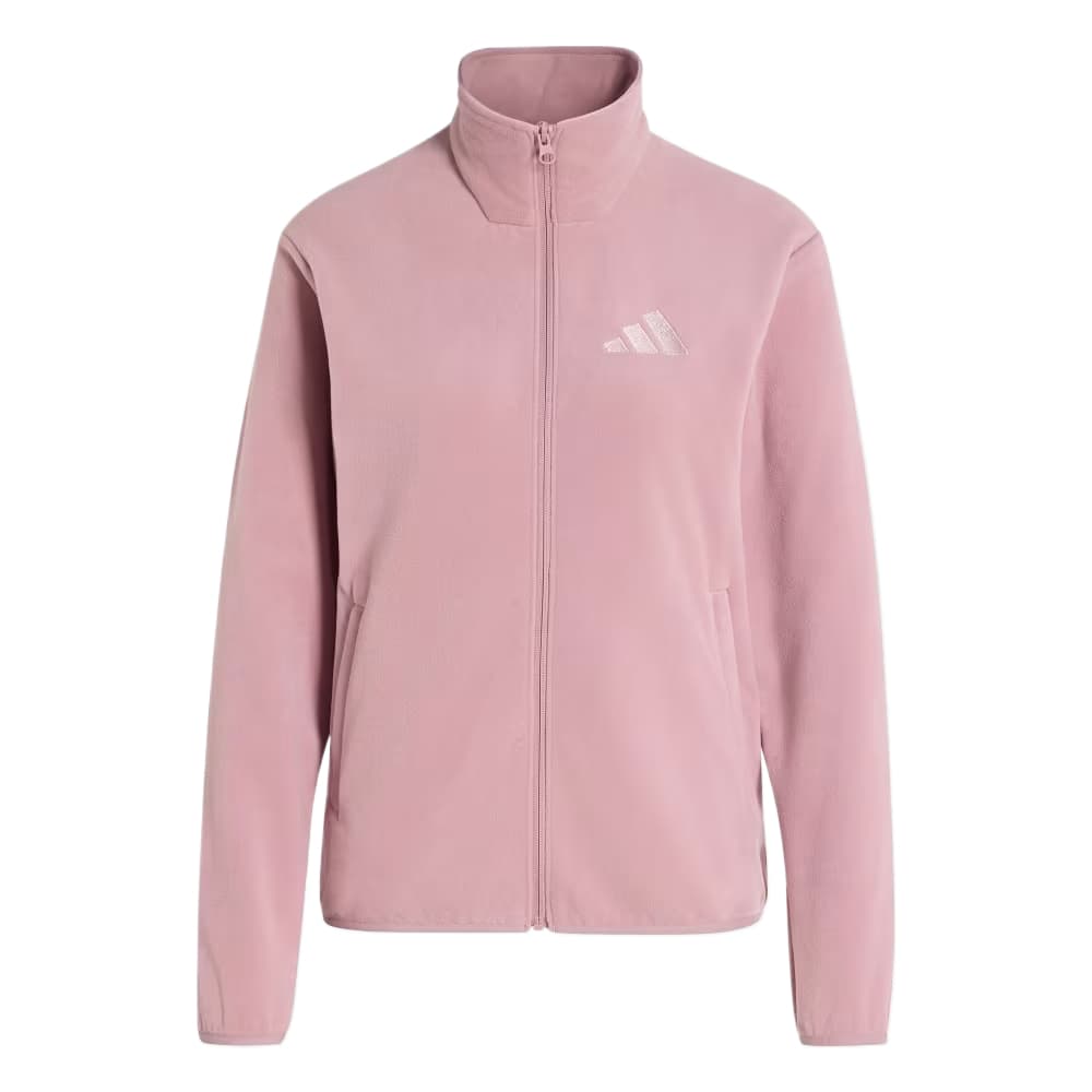 Adidas ESSENTIALS Fleece Tops Magical Purple Stand Collar Moderate