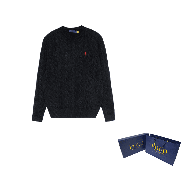 Polo Ralph Lauren Logo Embroidered Cable Knit Jumper
