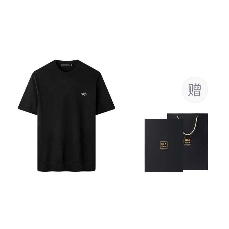HLA Knitwear Crew Neck Moderate