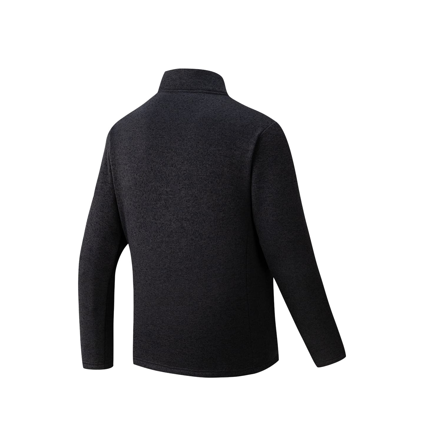 Anta Jacket Basic Black Gray Heather Gray