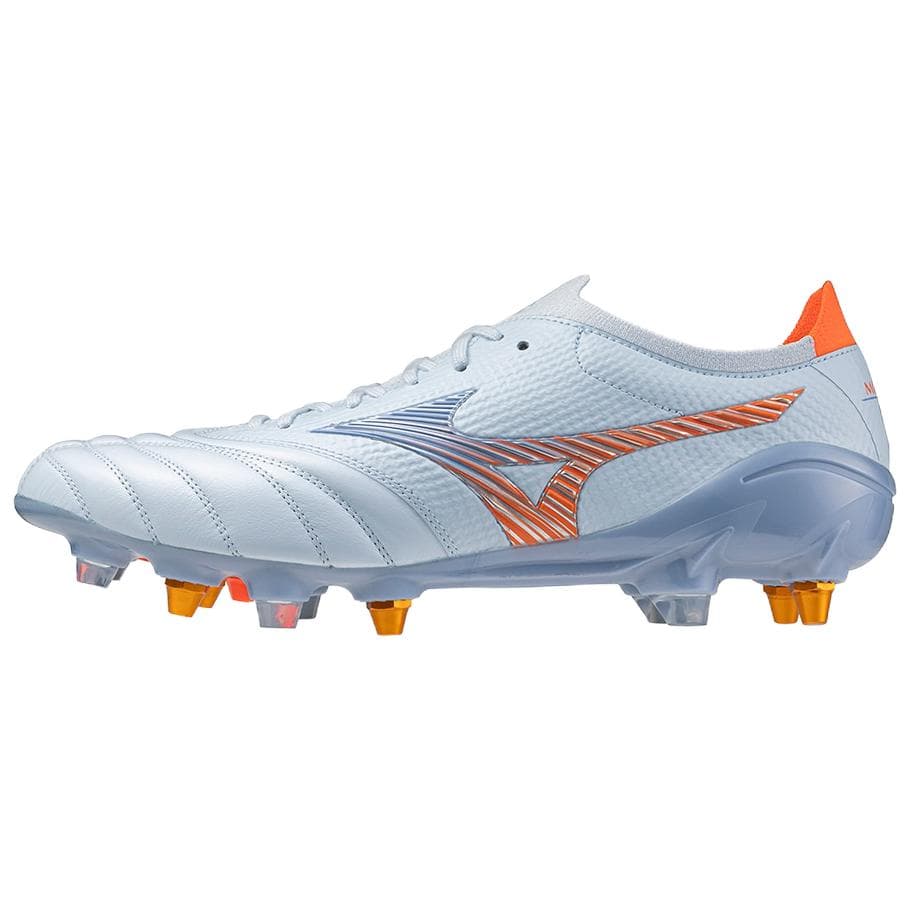 Mizuno MORELIA NEO V Β Soccer Lowtop Blue X Orange