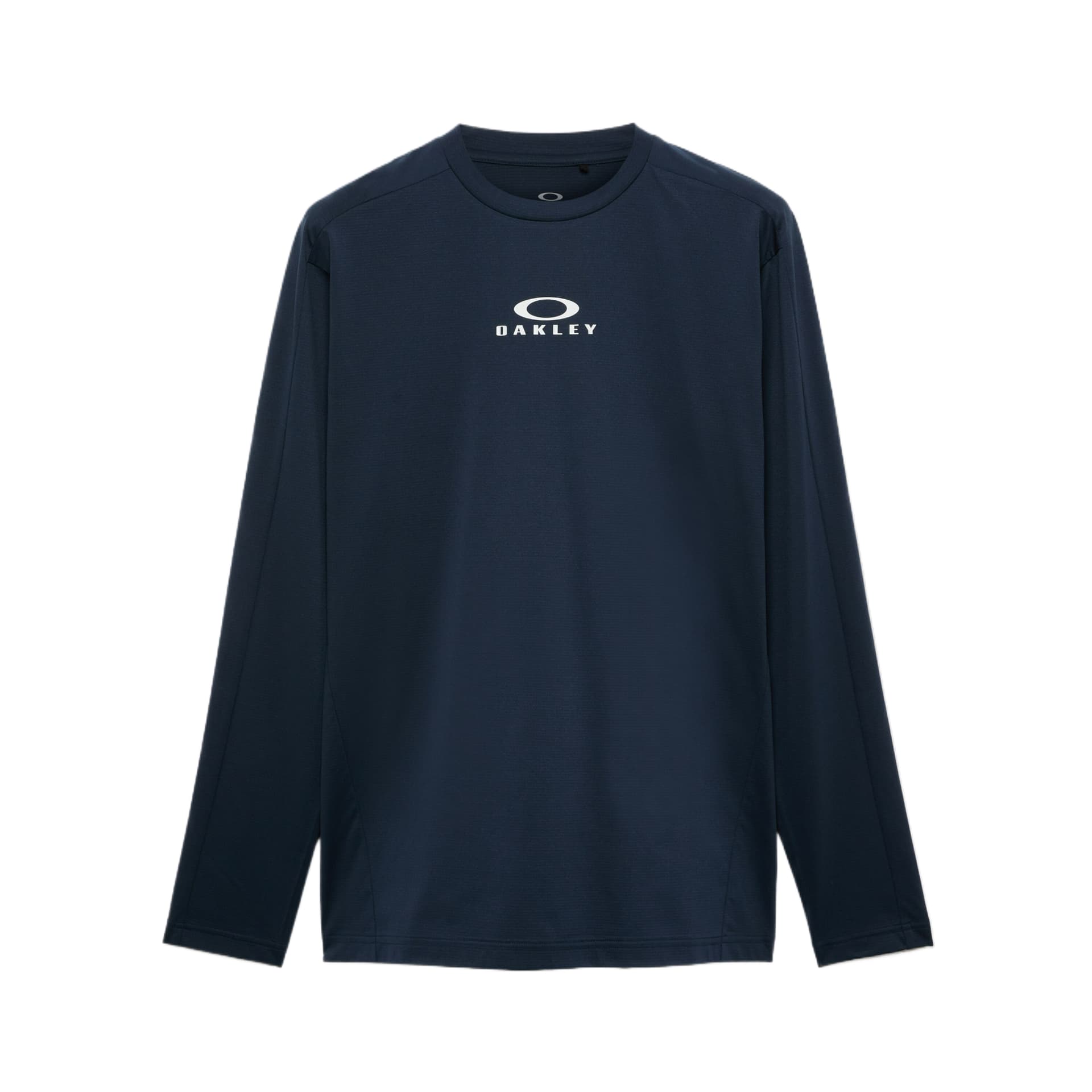 Oakley TShirts Midnight Blue Crew Neck Moderate Straight Fit