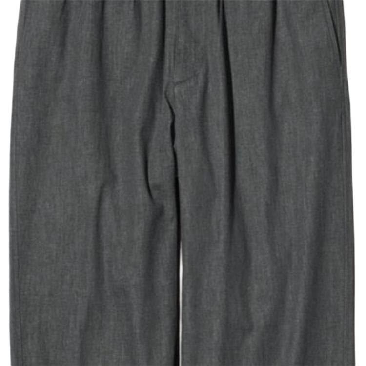 UNIQLO SS26 Dark Gray Moderate Straight Fit