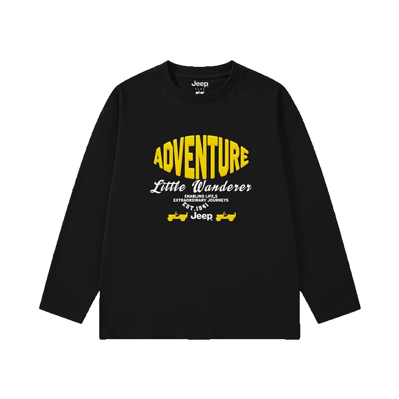 Jeep Grade School TShirts Crew Neck Moderate Stretch