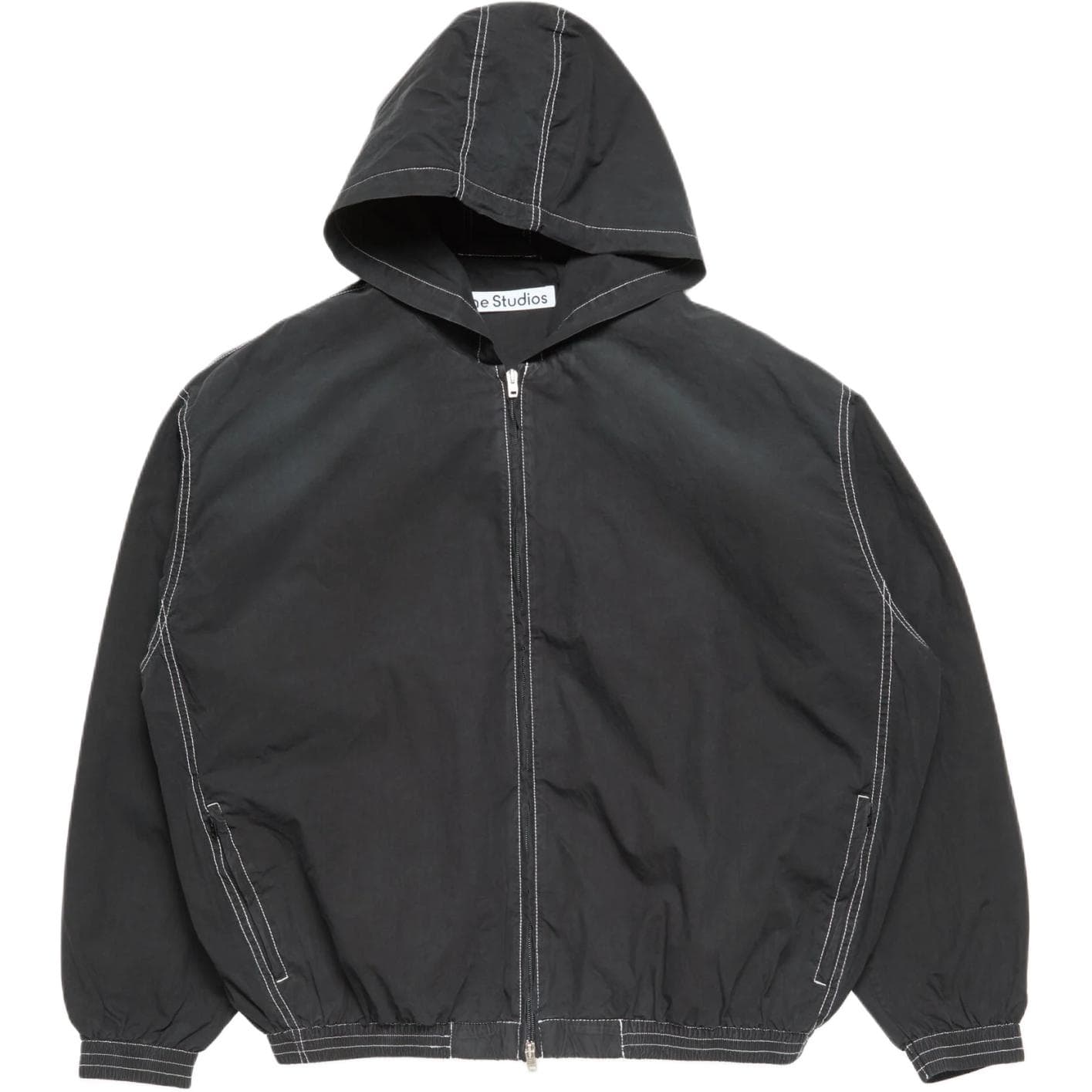 Acne Studios Jackets Black Hooded (Nondetachable) Moderate Straight Fit