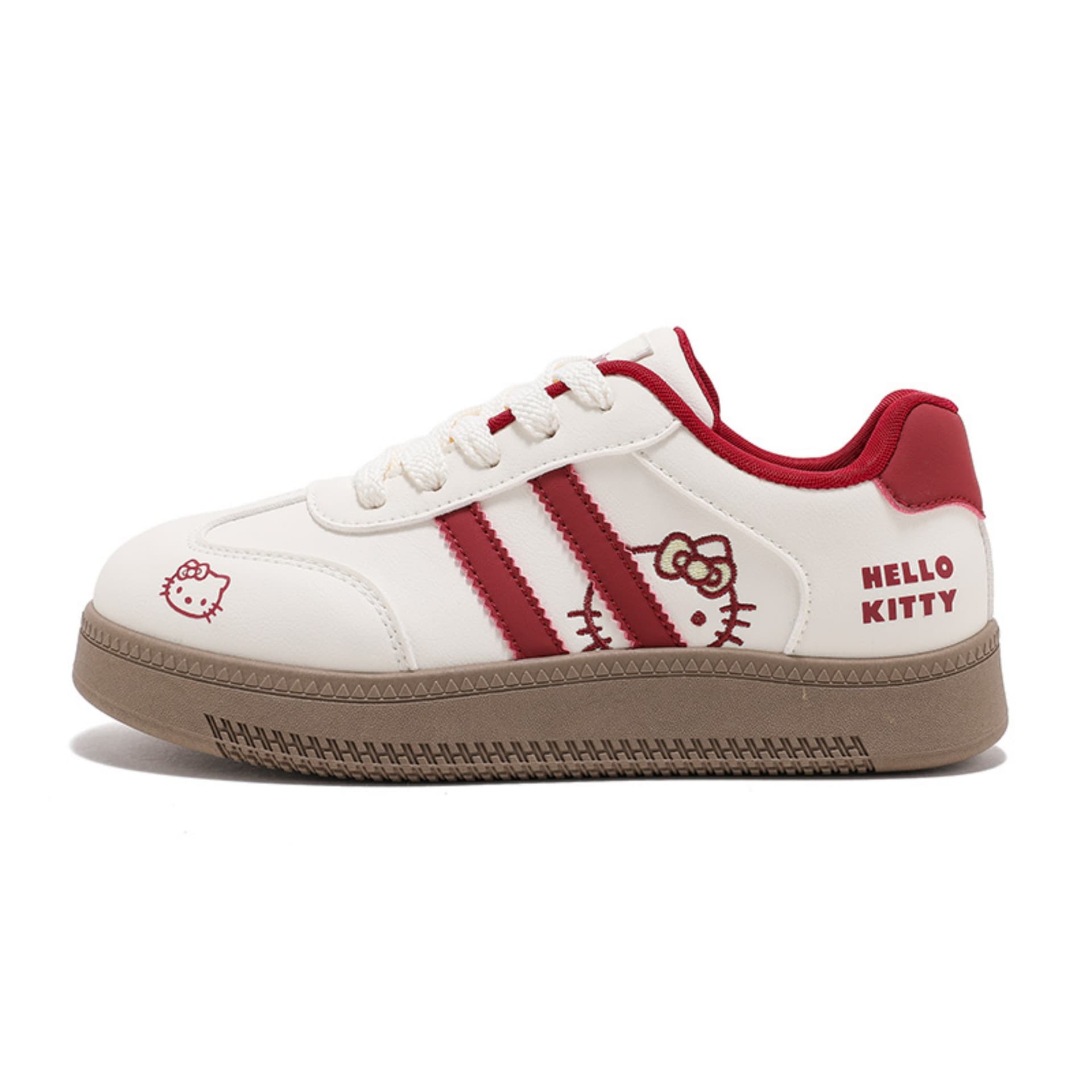 Sanrio Skate Lowtop Beige Black/Beige Red/Beige Pink Green