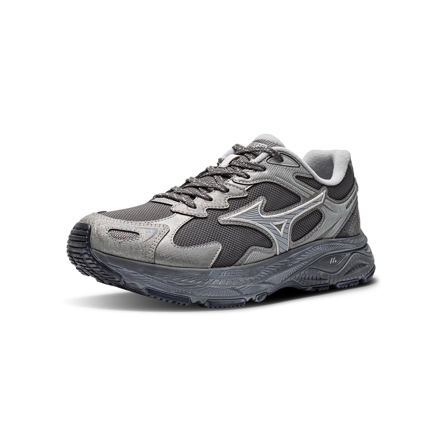Mizuno Racer S Lowtop Dark Silver Gray
