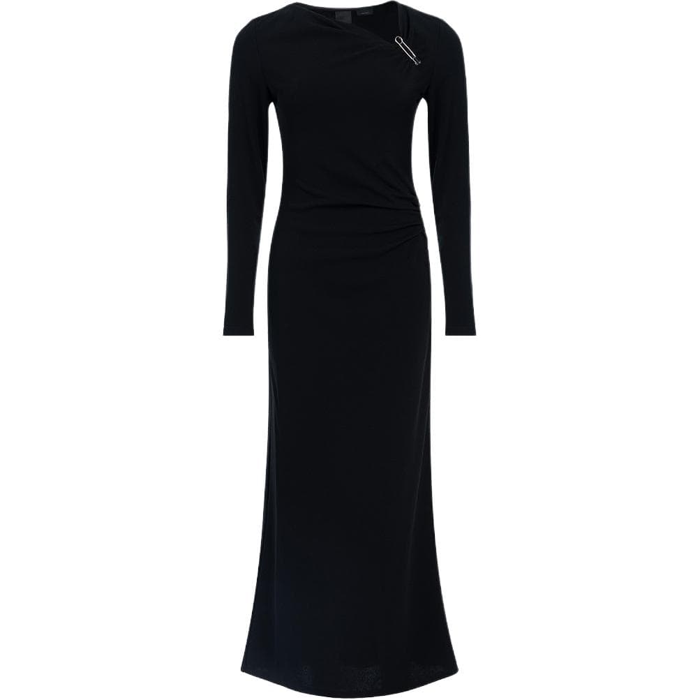 PINKO LongSleeved Black Moderate Long Skirt