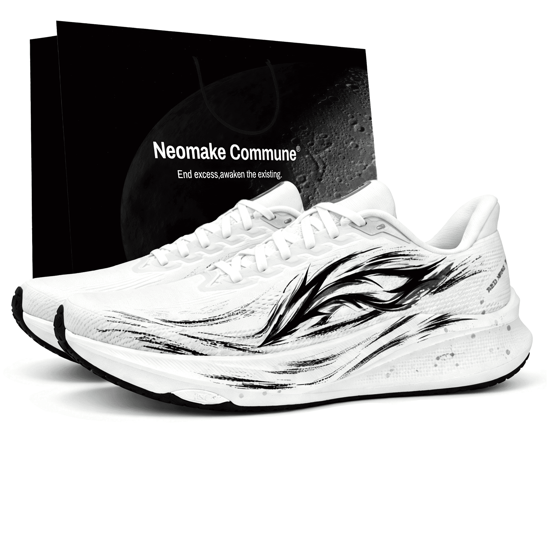 LiNing Red Hare 9 Lowtop Black White