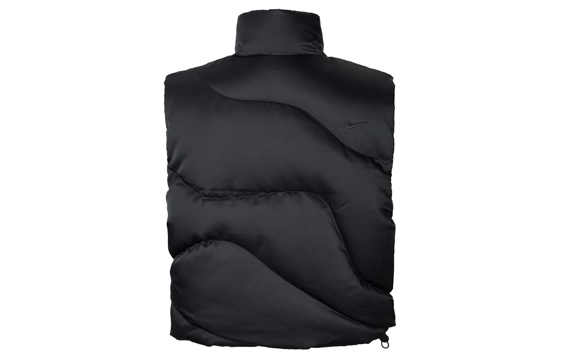 Nike Vests Black Stand Collar Moderate Straight Fit