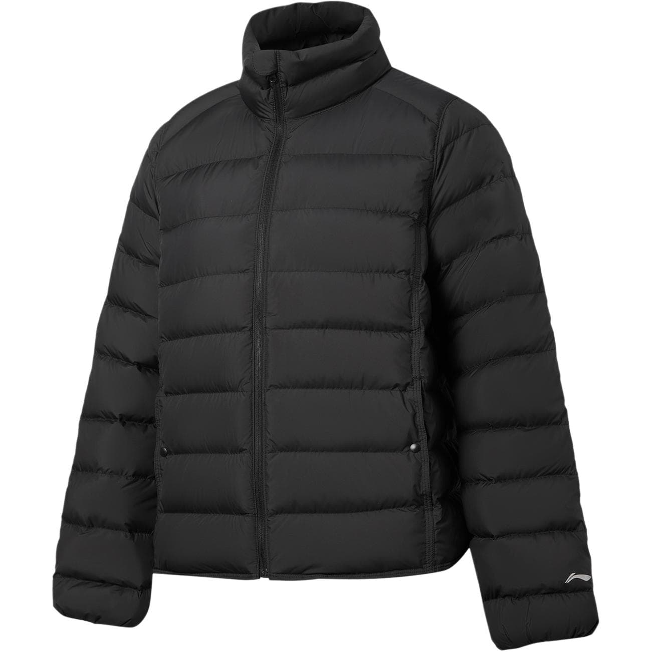 LiNing Down Jackets Black Stand Collar Moderate