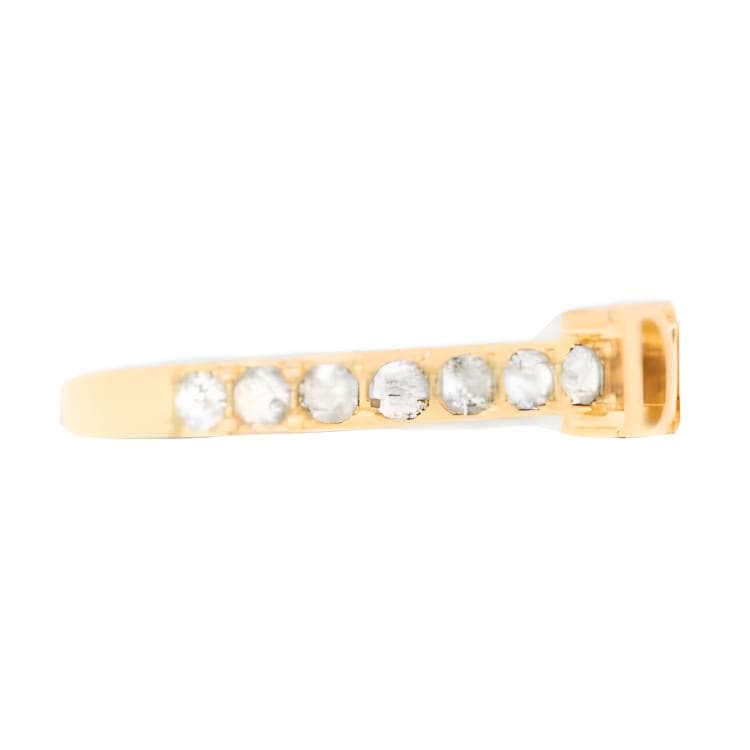 DIOR Metal Rings Gold/White