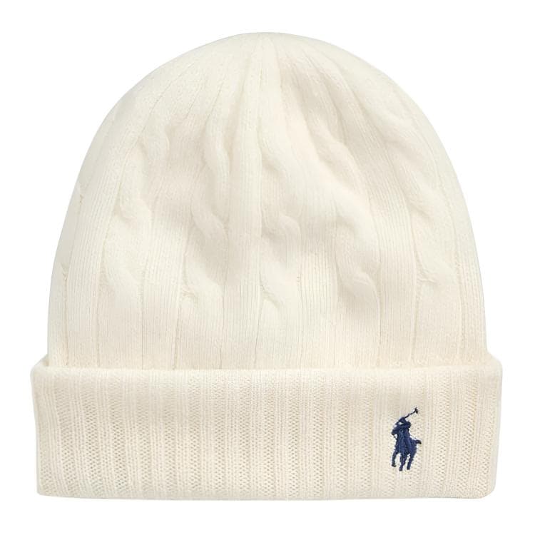 Polo Ralph Lauren Cashmere, Wool Beanies White