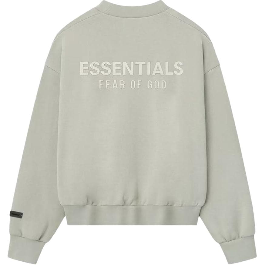 Fear Of God Essentials Classsic Fleece Crewneck Sweatshirt ABBEY STONE/Stone Beige Gray