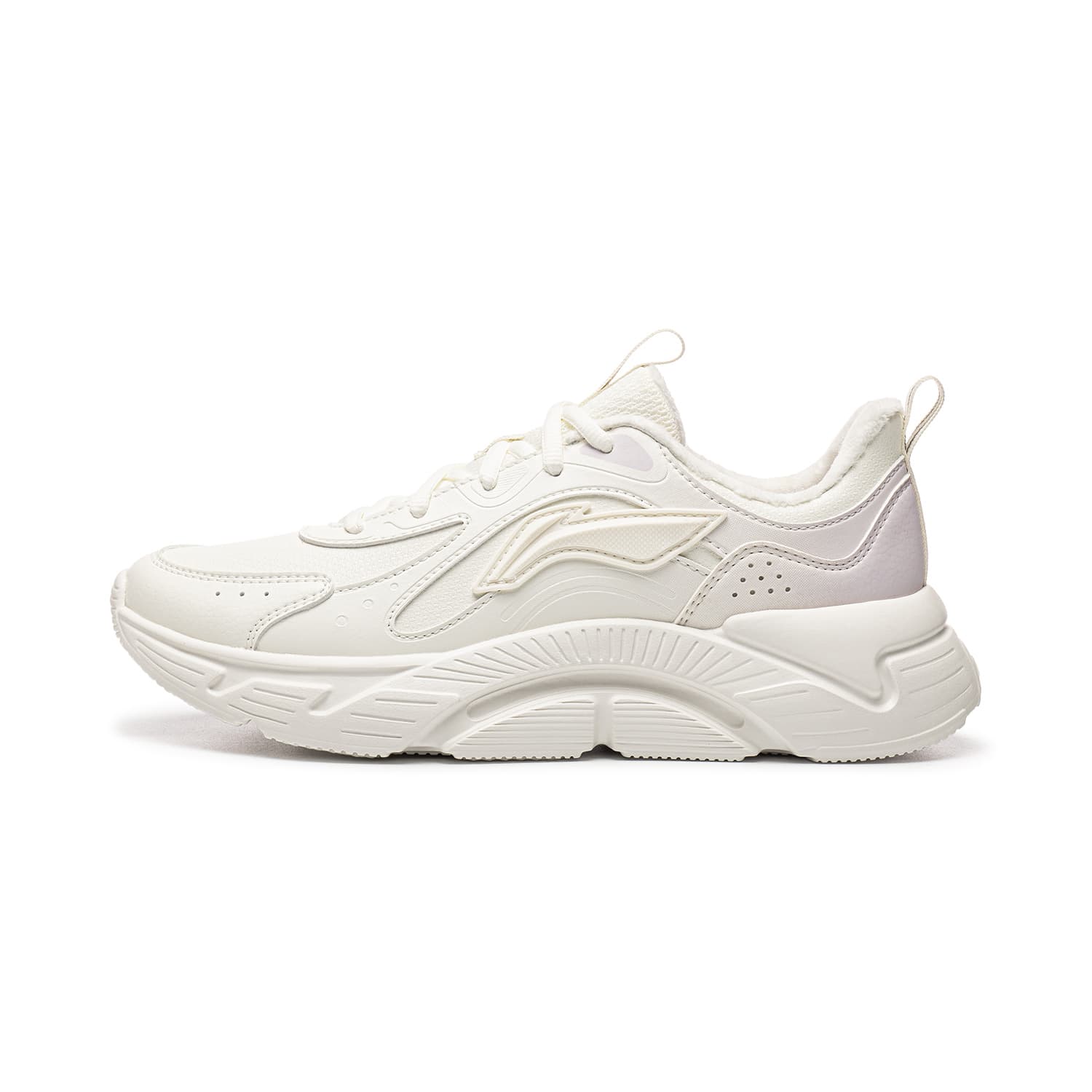 LiNing Light Breeze Lowtop City Commuting Champagne White Cloud Purple