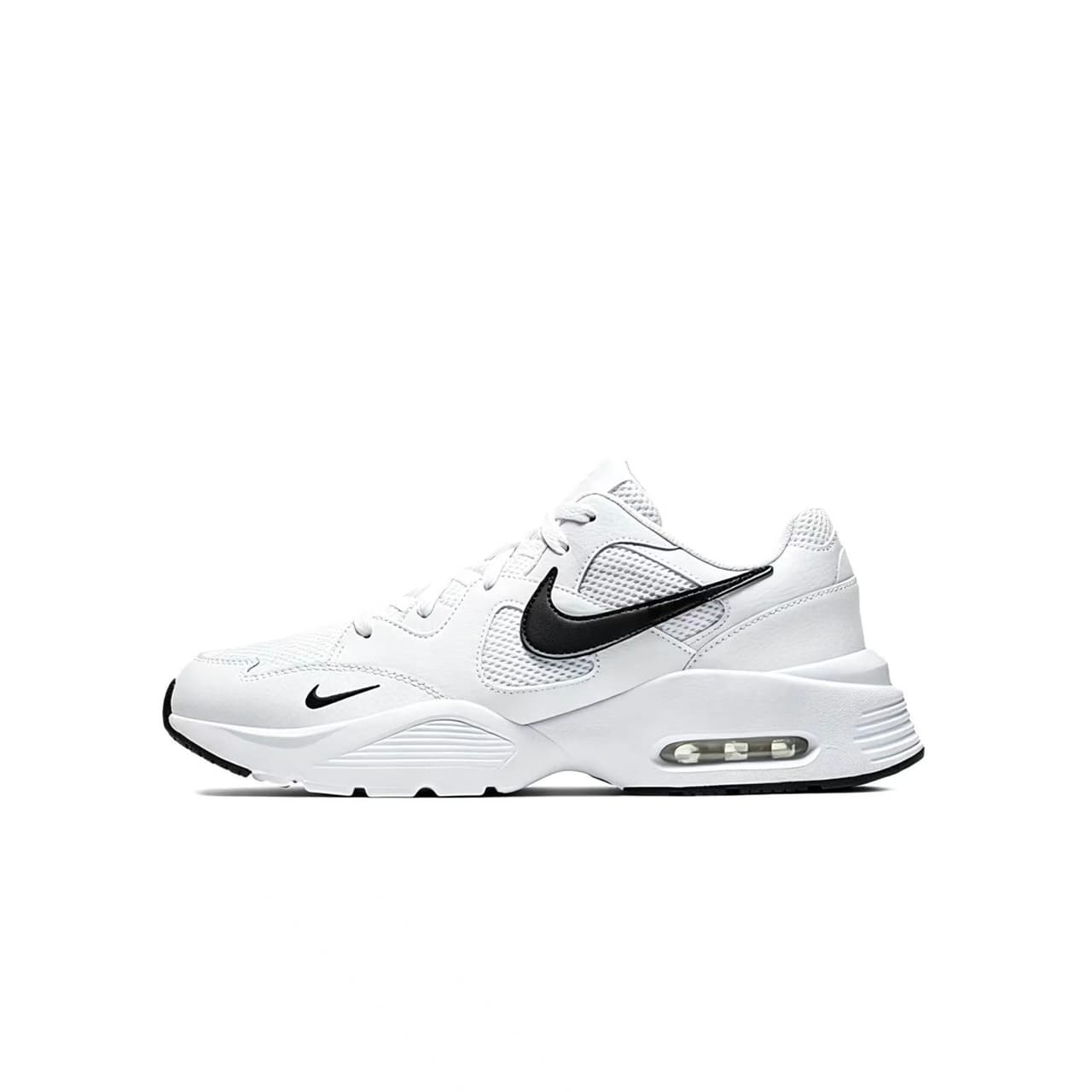 Nike Air Max Fusion Lowtop White Black Gray Ink Splatter Colorway