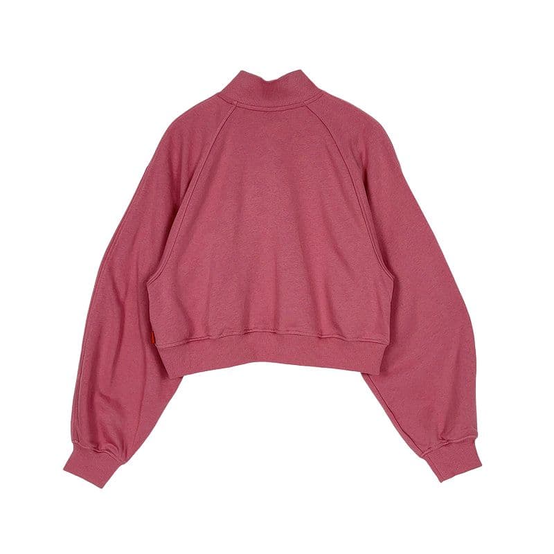 Jordan Sweatshirts Red Stand Collar Moderate