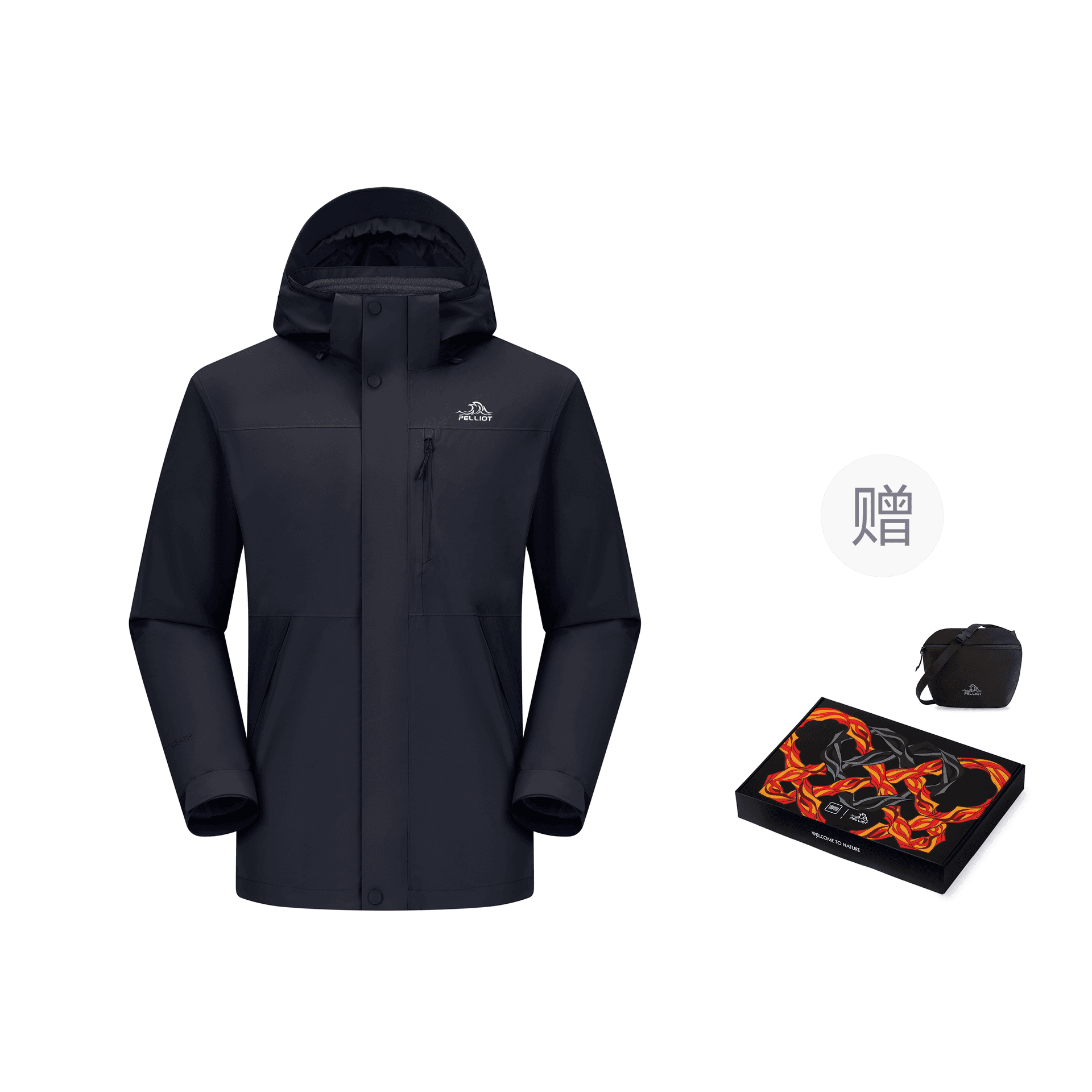 PELLIOT Wilderness 3 in 1 Windbreaker Jacket