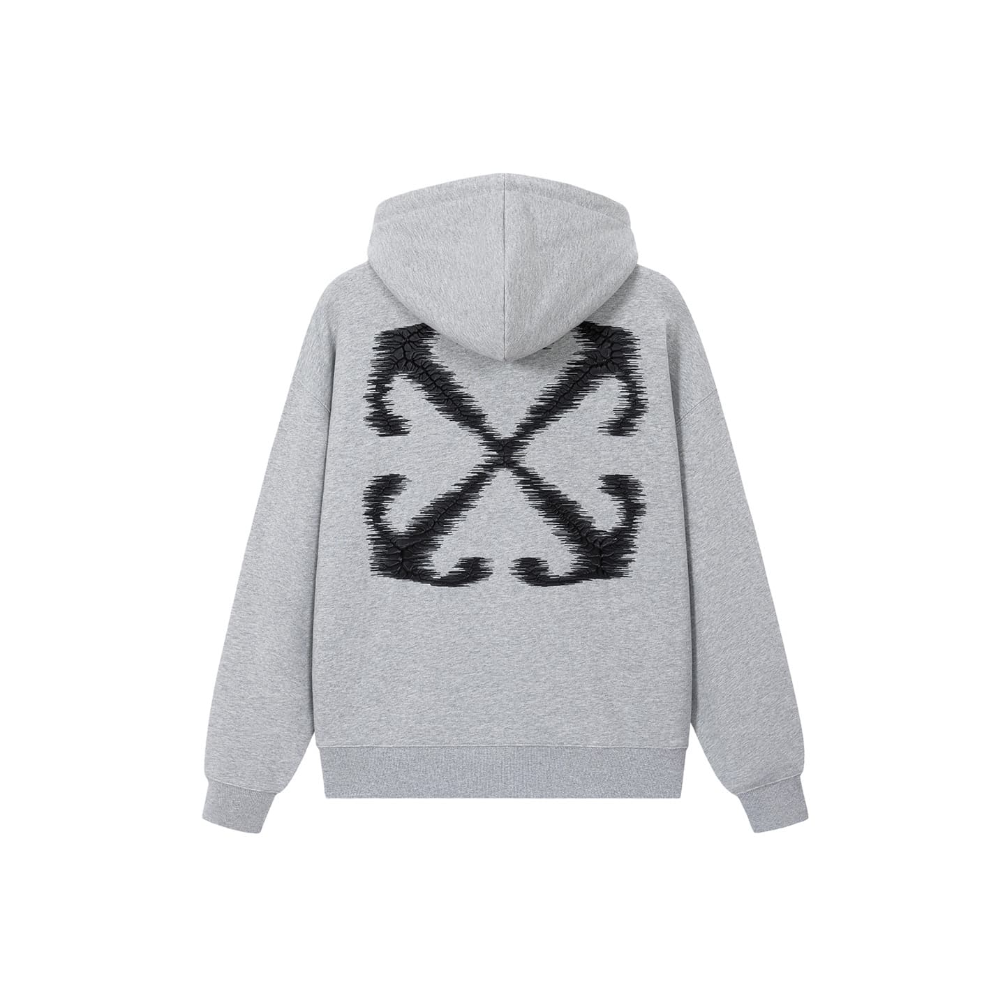OFFWHITE Sweatshirts Gray Hooded (Nondetachable) Moderate Straight Fit