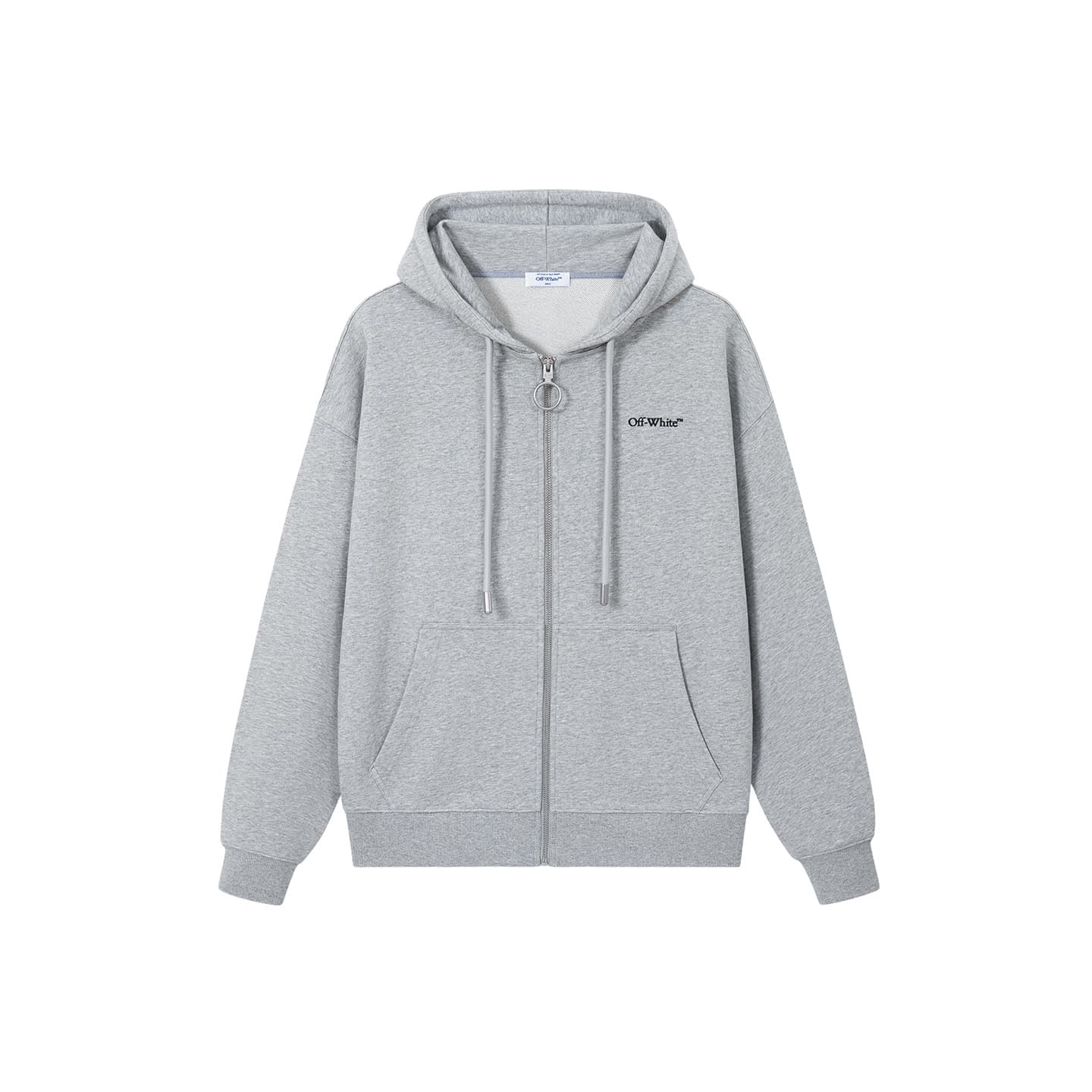 OFFWHITE Sweatshirts Gray Hooded (Nondetachable) Moderate Straight Fit