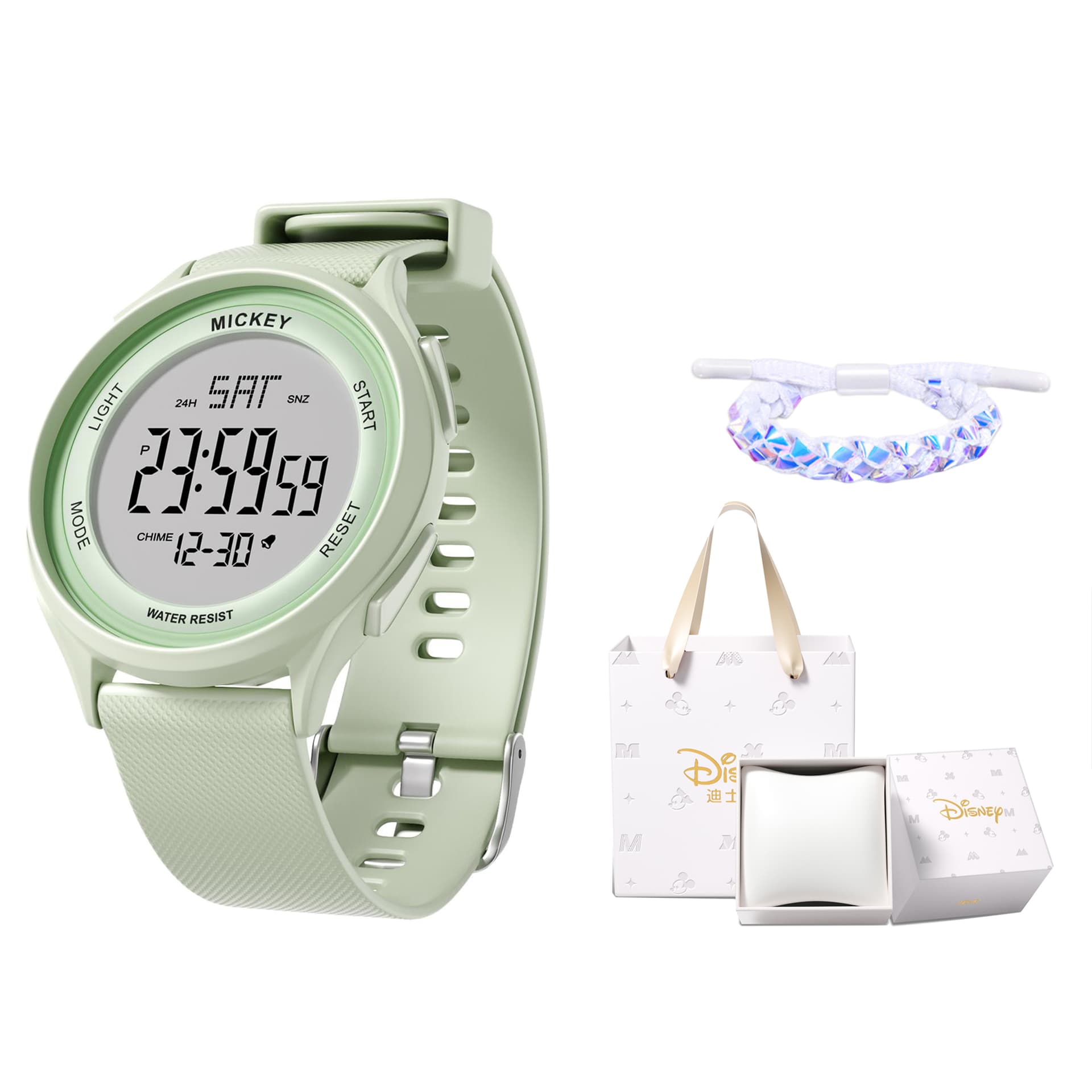 Light Green[Disney Trendy and Cool Box+Bracelet]