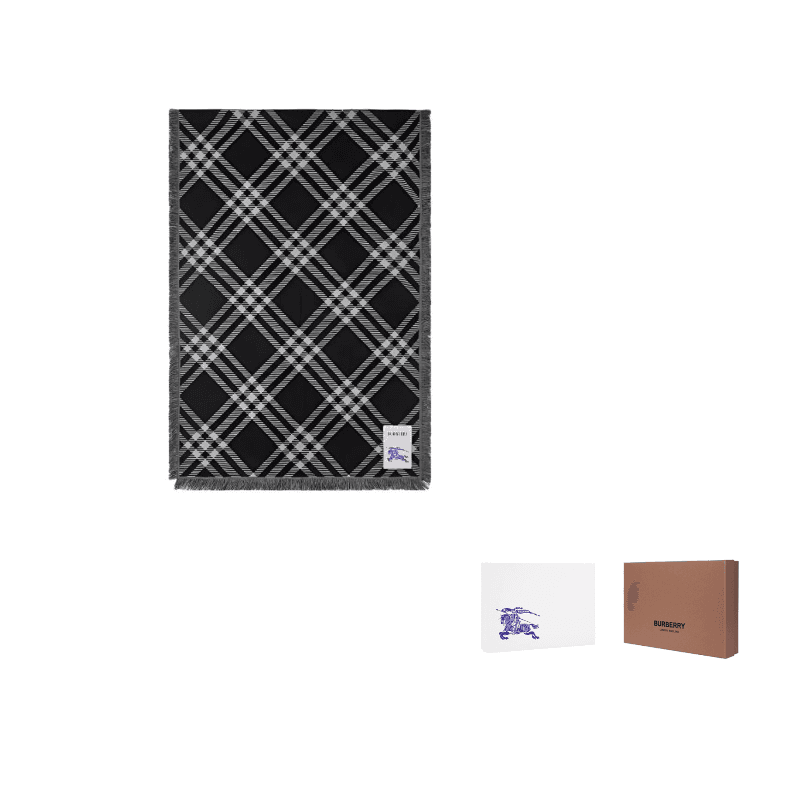 Burberry Wool 70% Wool ,30% Mulberry Silk Knit Black/Plain Cotton Rice Black/Plain Cotton Rice