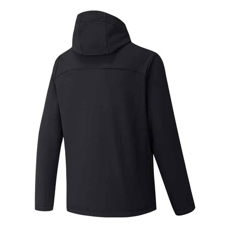 ANTA Jackets Black Hooded (Nondetachable) Thickened