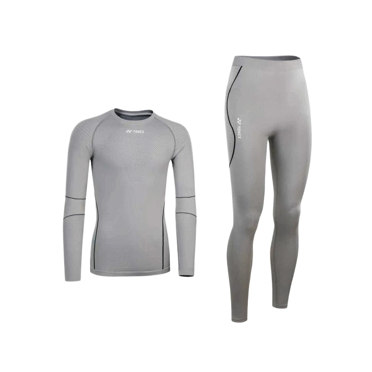 YONEX FW/AW26 Sports Thermal 2 Pack Light Gray2 Pack