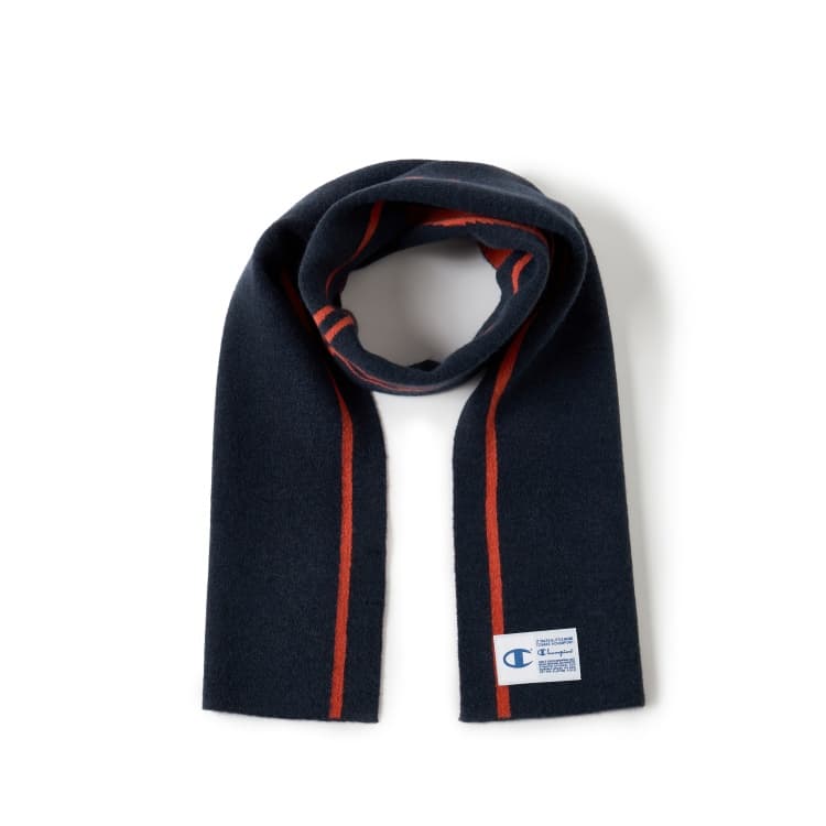 Champion Nylon Polyester Acrylic Knit Navy/Milk White