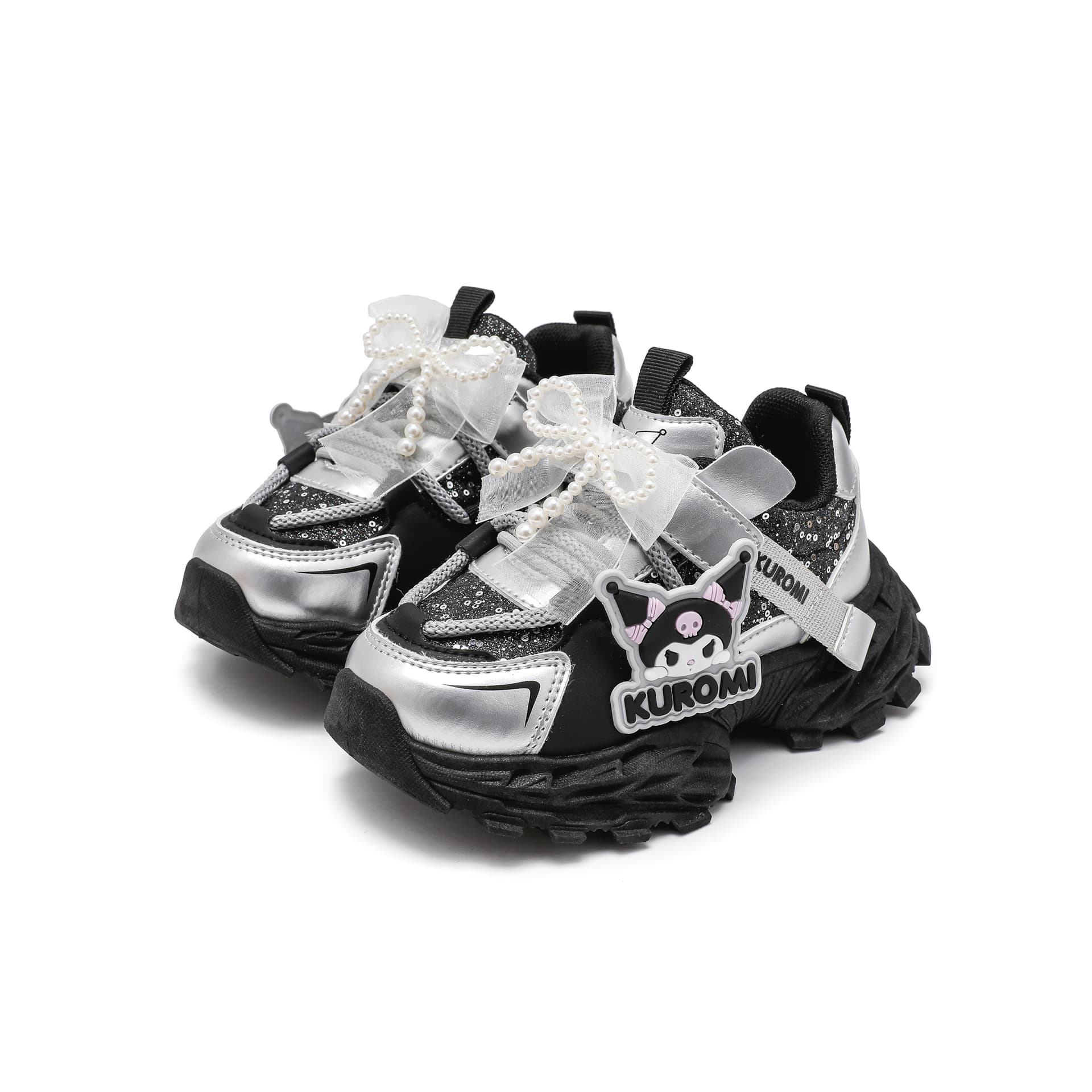 Sanrio Kuromi Collection Synthetic SlipResistant AbrasionResistant Waterproof Lowtop