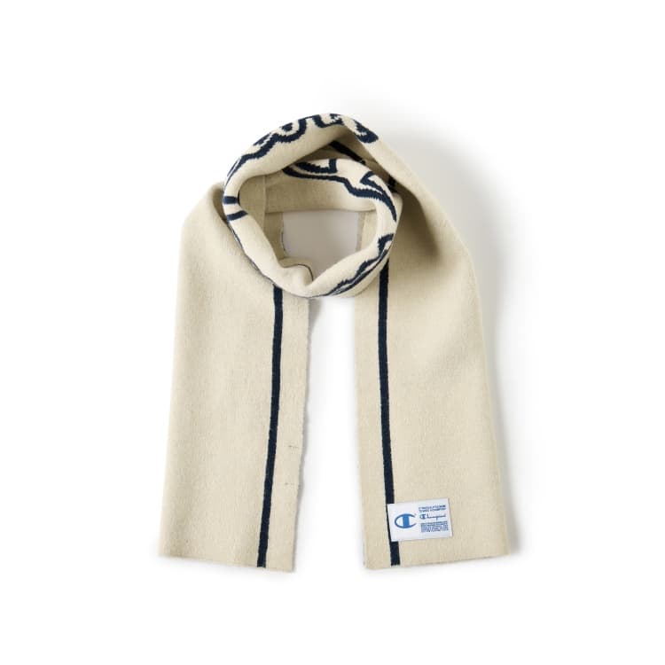 Champion Nylon Polyester Acrylic Knit Navy/Milk White
