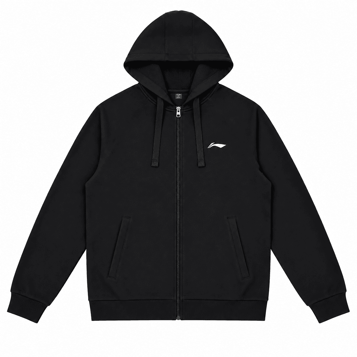 LiNing Sweatshirts Black FleeceLined Hooded (Nondetachable) Thickened Other