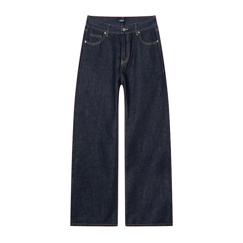 CLOT Jeans Original Denim Blue Moderate Wide Leg