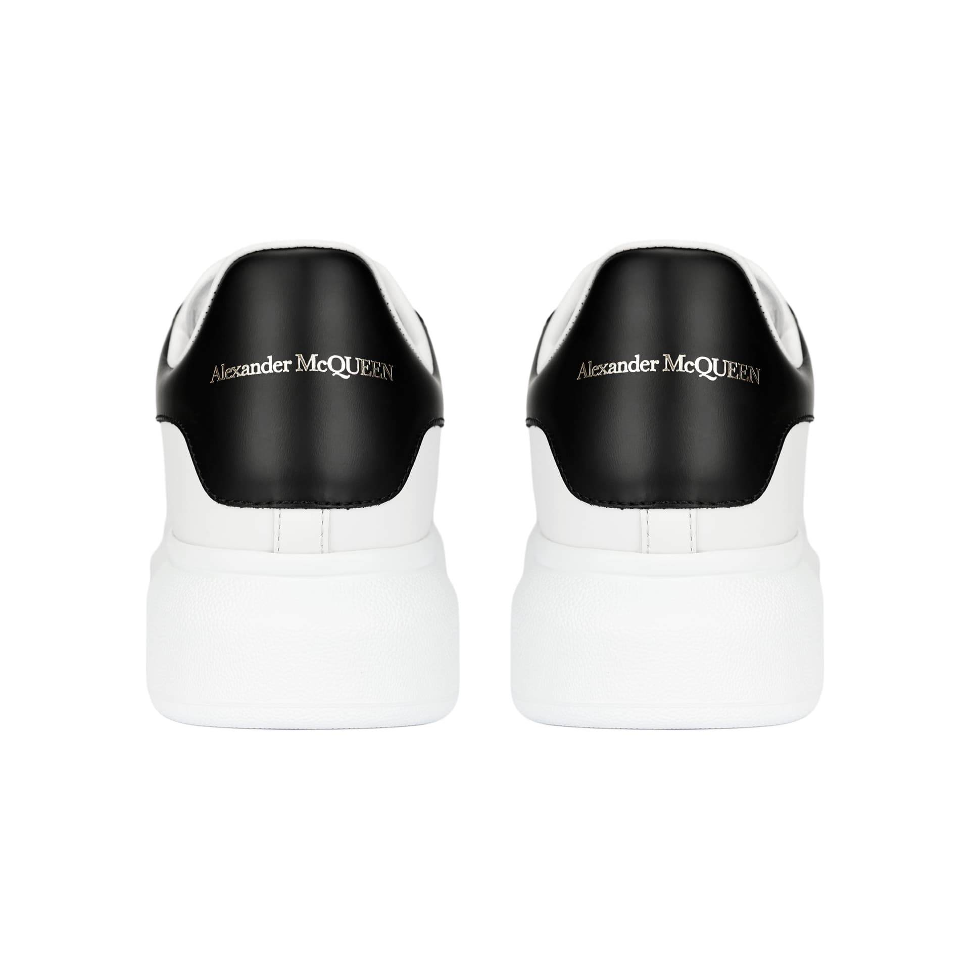 Alexander McQueen Oversized Sneaker Smooth Calfskin Black White