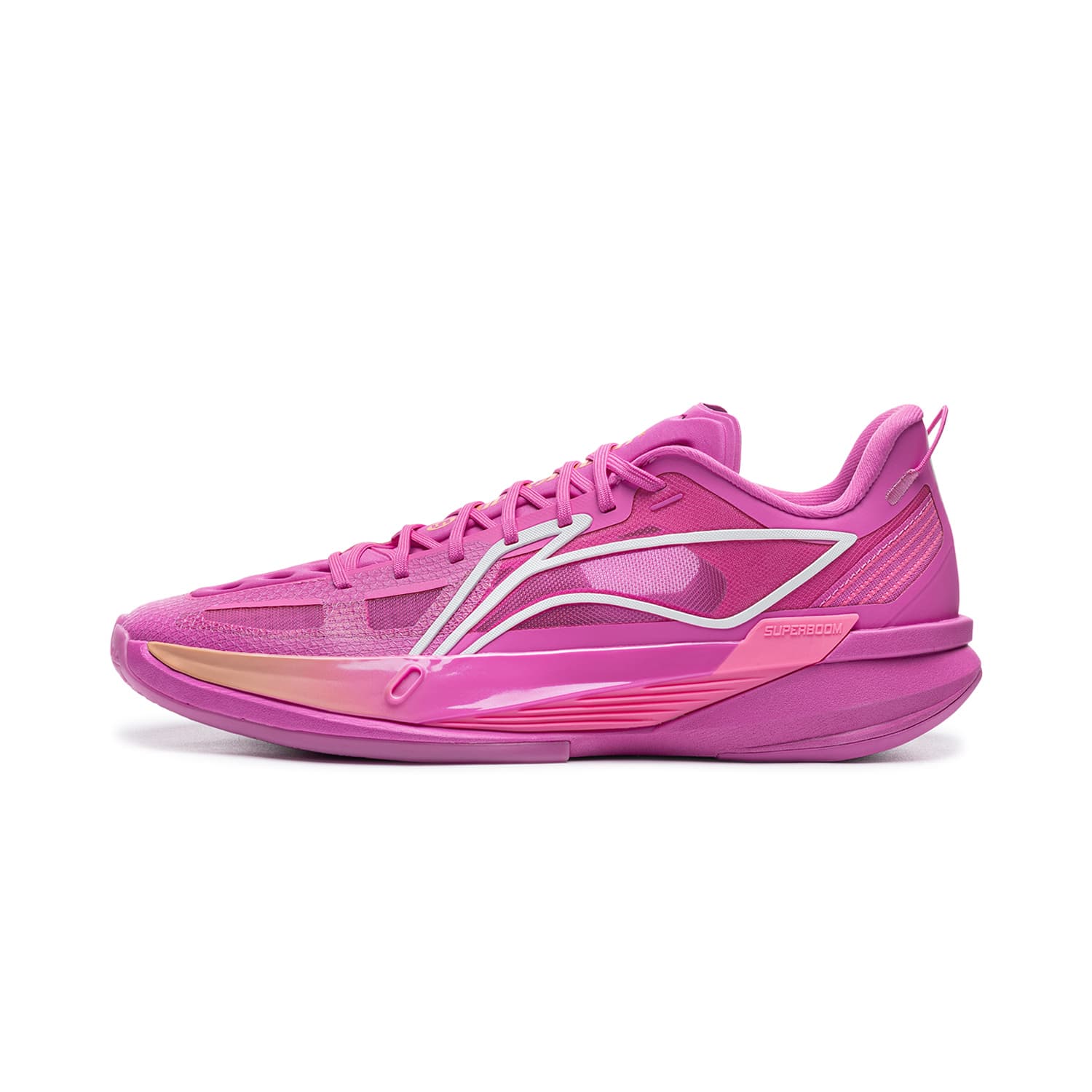 LiNing Ultra Light 26 Lowtop Rui Xiang Blue Fluorescent Rose Fuchsia