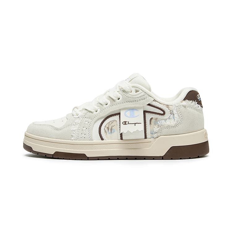 Champion Skate Lowtop Milk White/Cocoa Brown