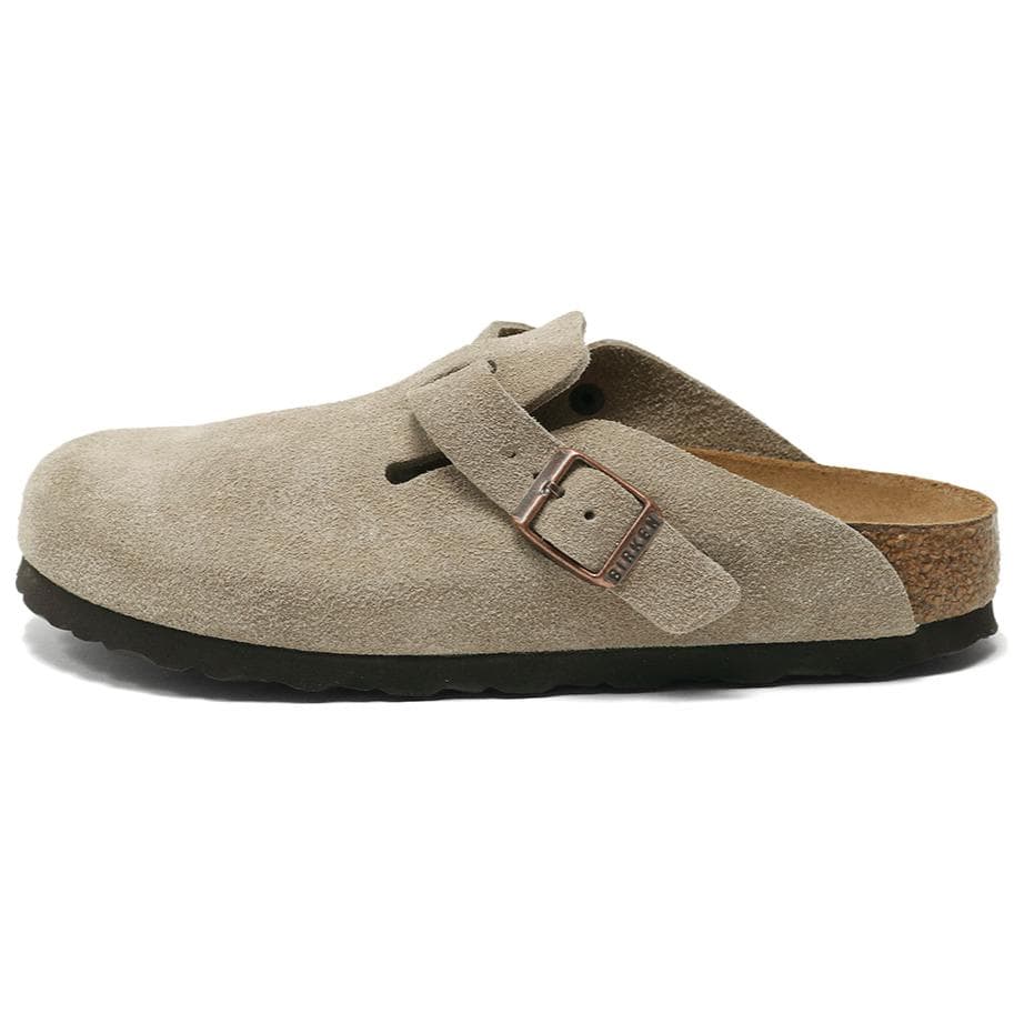 Birkenstock Boston Soft Footbed Birkenstock Taupe Narrow