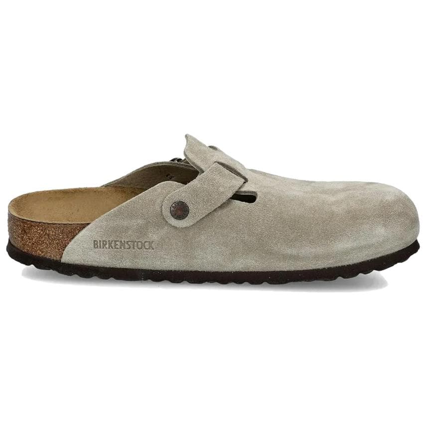 Birkenstock Boston Soft Footbed Birkenstock Taupe Narrow