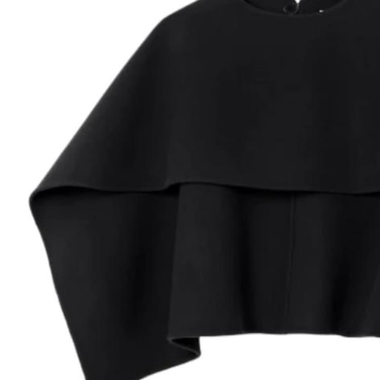 CALVIN KLEIN Wool Shawls Black