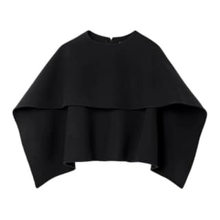 CALVIN KLEIN Wool Shawls Black