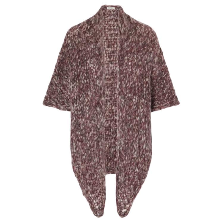 Brunello Cucinelli Mohair Shawls Burgundy Burgundy