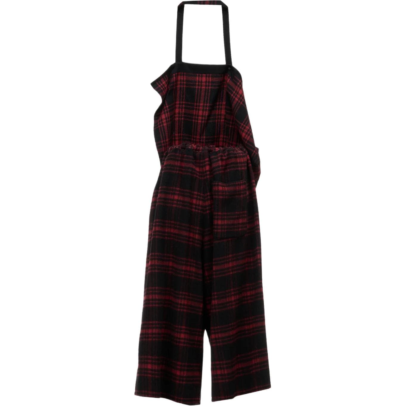 Yohji Yamamoto Y's FW26 SHAGGY PLAID APRON DRESS Jumpsuit