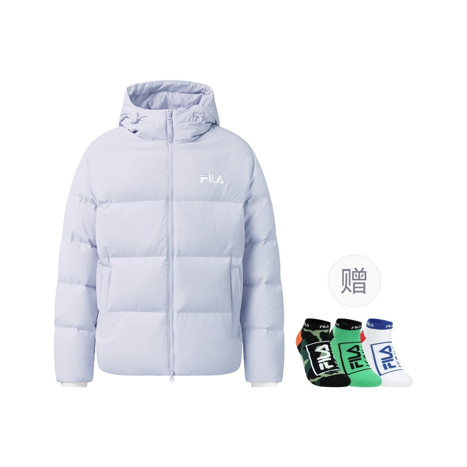 FILA Down Jackets Hooded (Nondetachable) Moderate