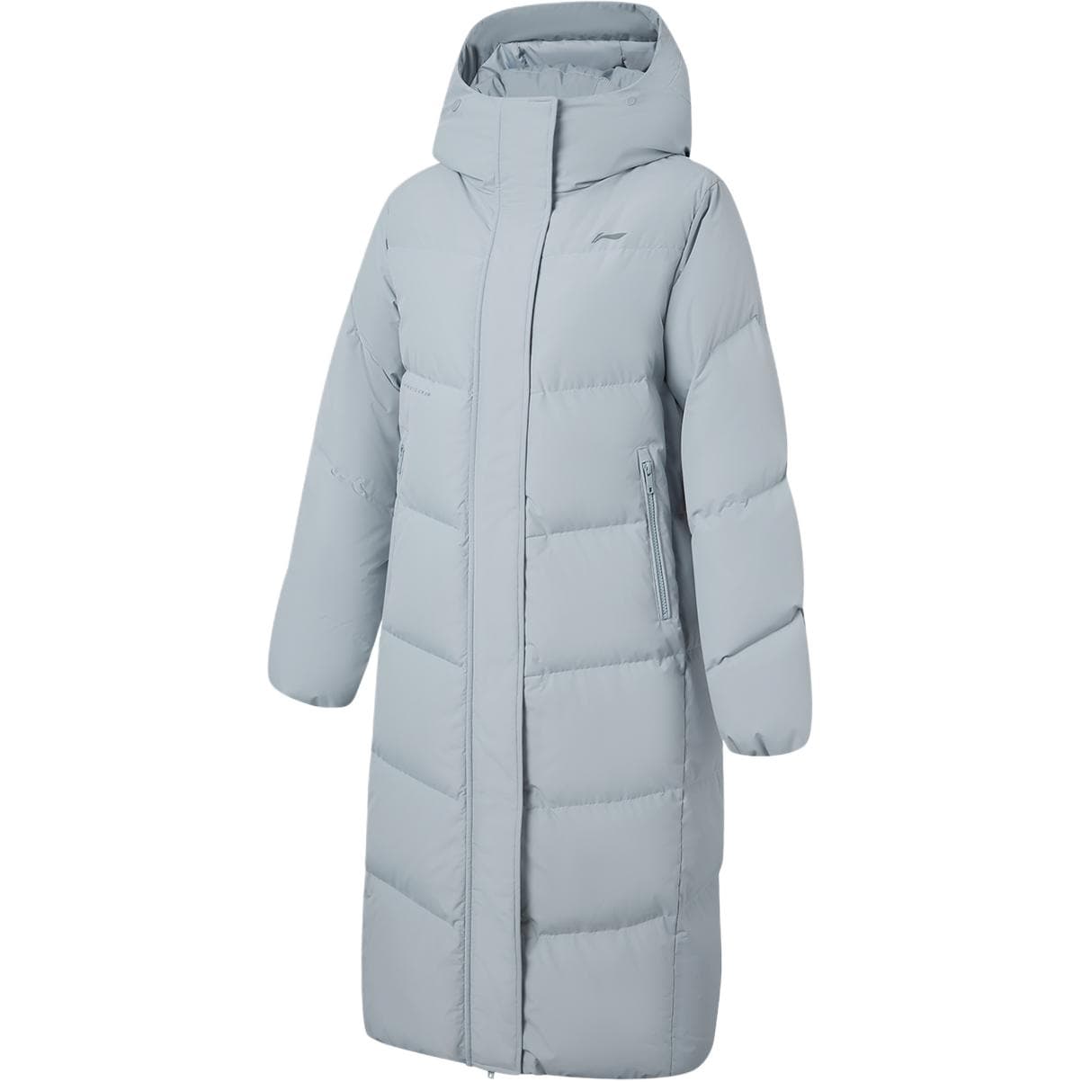 LiNing Down Jackets Mist Blue Hooded (Nondetachable)