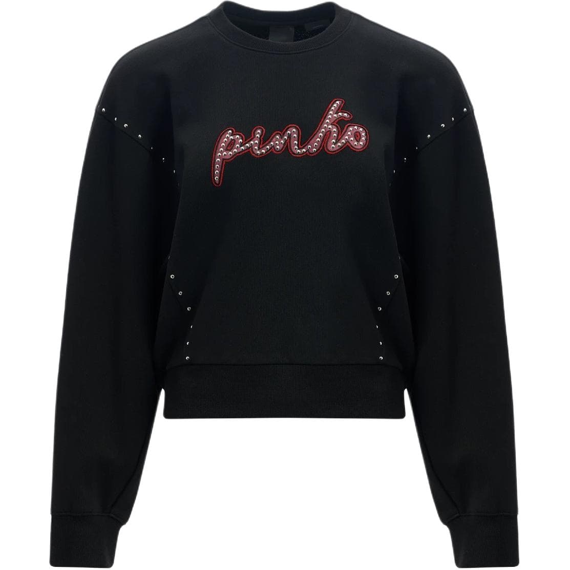 PINKO Sweatshirts Black Crew Neck Moderate