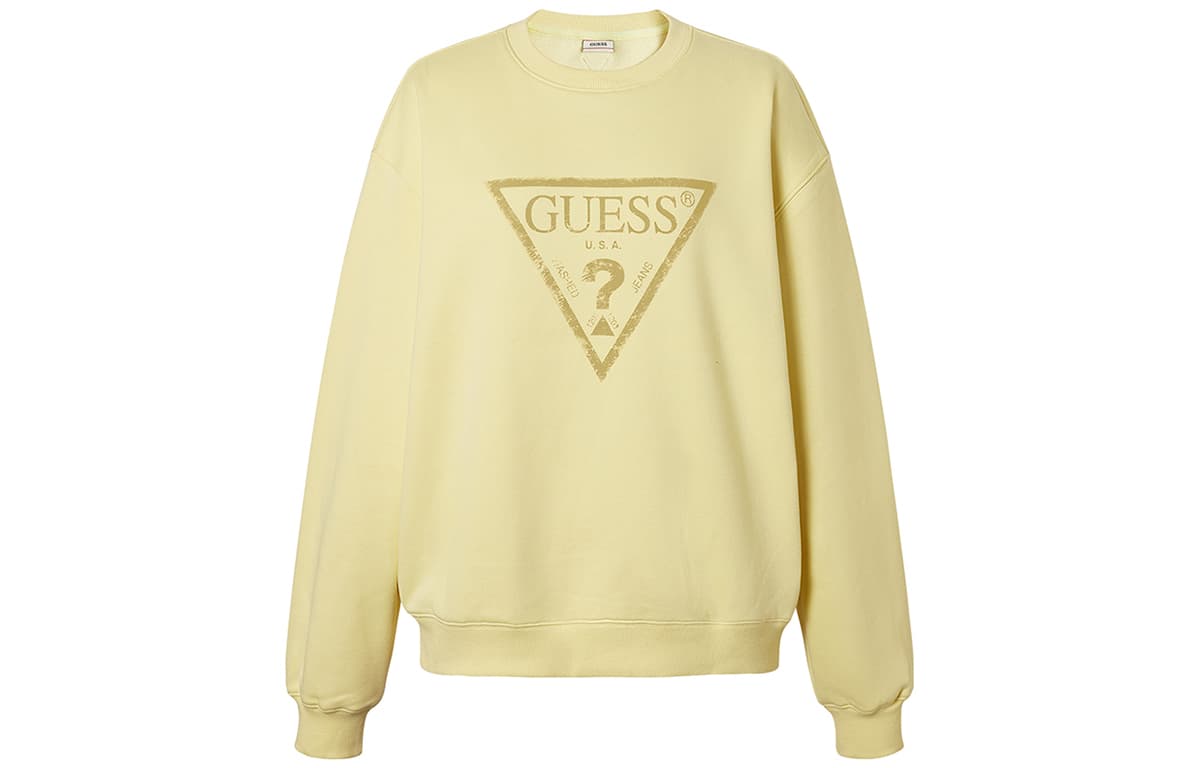 GUESS Sweatshirts Crew Neck Moderate Straight Fit