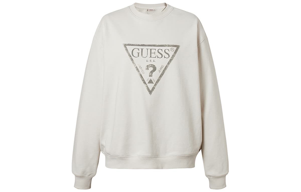 GUESS Sweatshirts Crew Neck Moderate Straight Fit