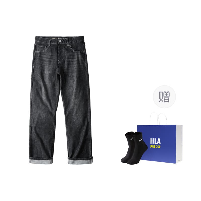 HLA Romance Of The Three Kingdoms Collection Jeans Moderate Straight Fit
